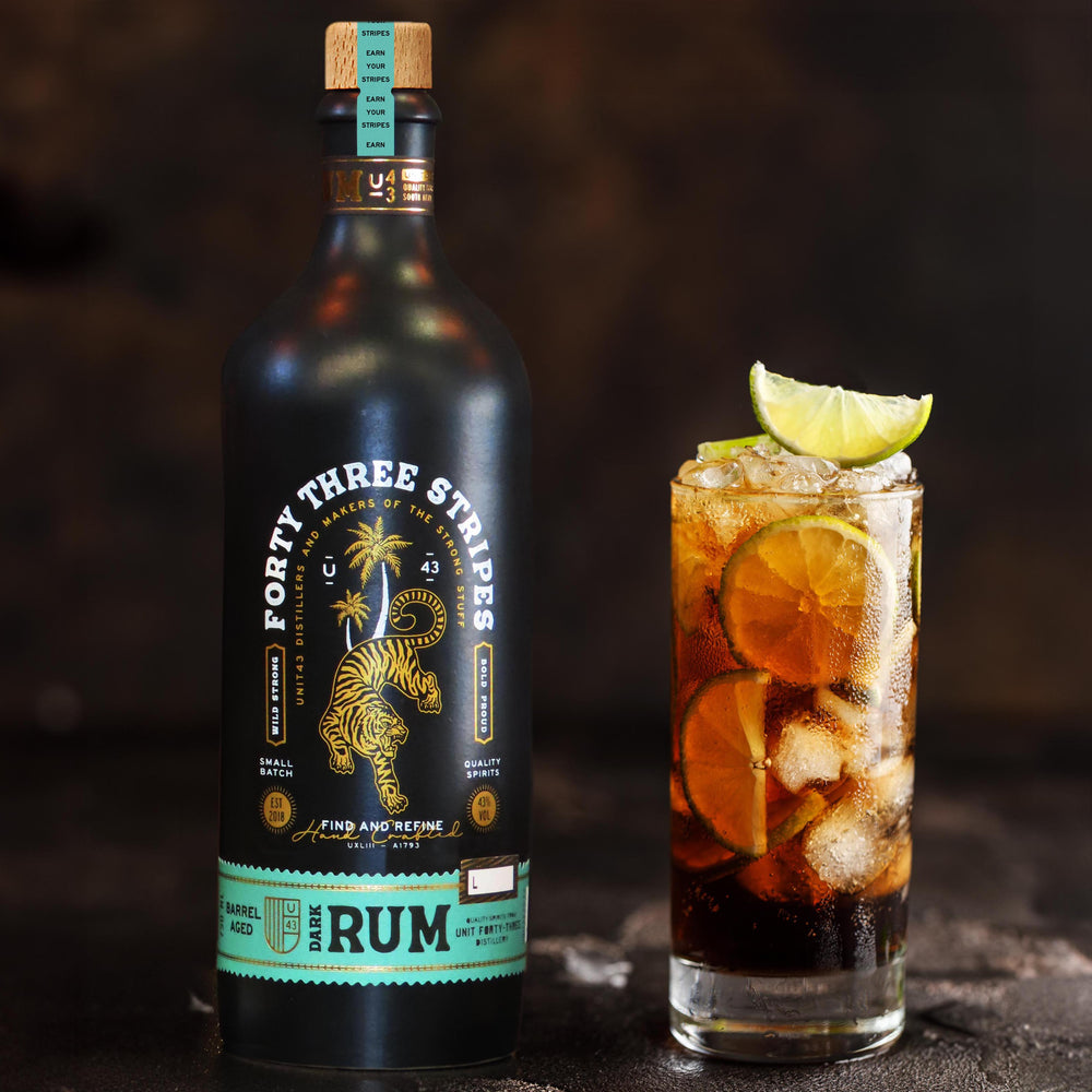 
                  
                    Forty Three Stripes Dark Rum by Unit43 Distilling Co.
                  
                