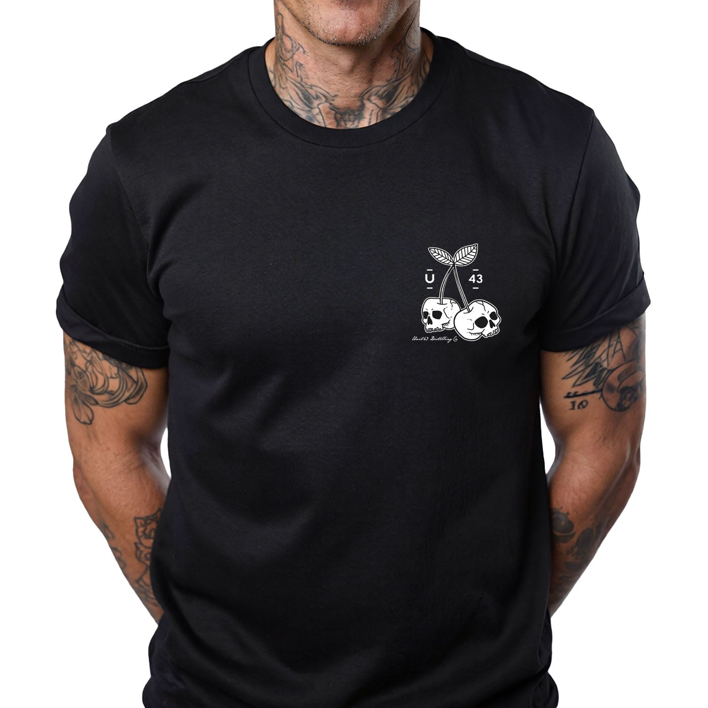 Unit43 Skull Cherry Black NEW!