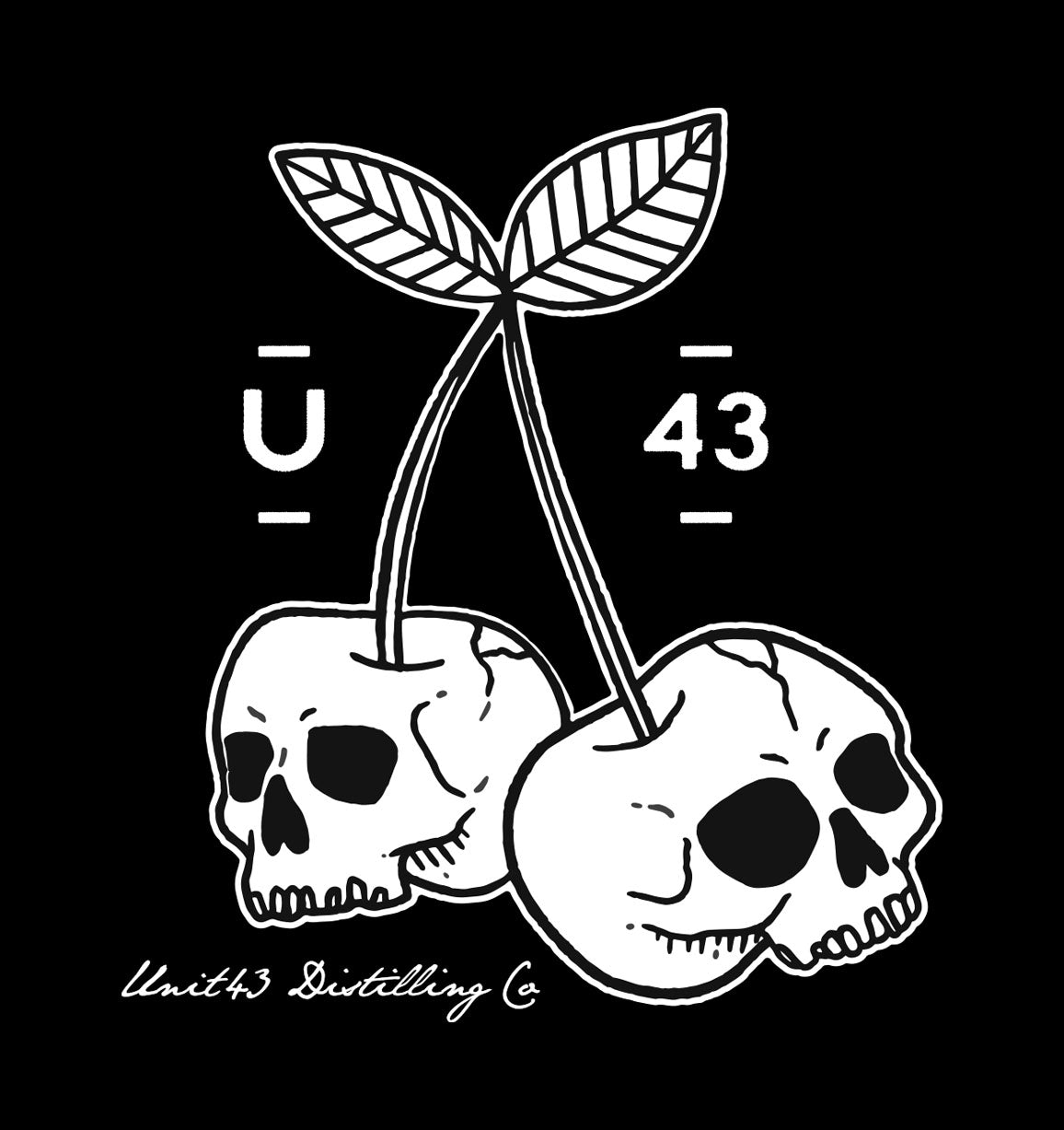 Unit43 Skull Cherry Black NEW!