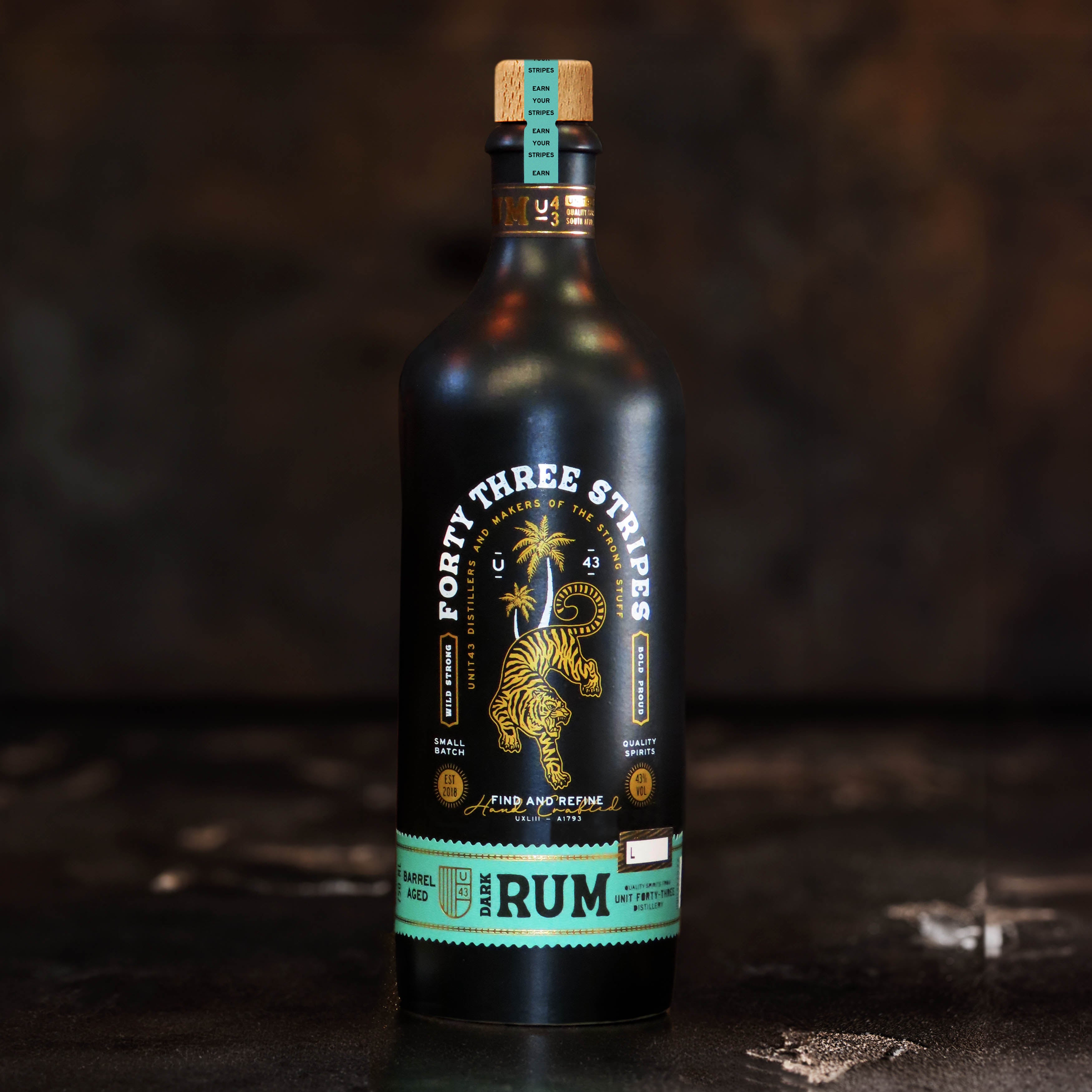 Forty Three Stripes Dark Rum – Unit43 Distilling Co