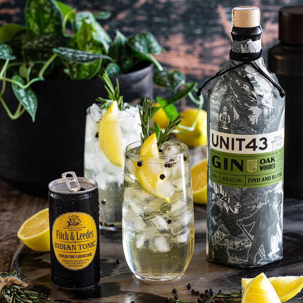 
                      
                        Unit 43 Oak Wooded Gin with Fitch & Leedes Tonic
                      
                    